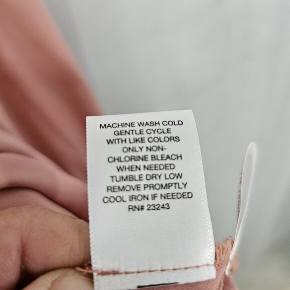 NWT Soho Jeans Pink Black Coquette Blouse Retro Romantic Defect M - Picture 15 of 16